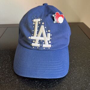 VS Pink Los Angeles Bling LA Dodgers Hat Cap 47 Women’s Victoria’s Secret OSFA